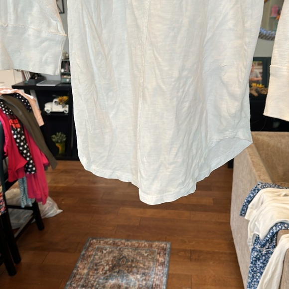 Size L free people white Henley. - Picture 5 of 5
